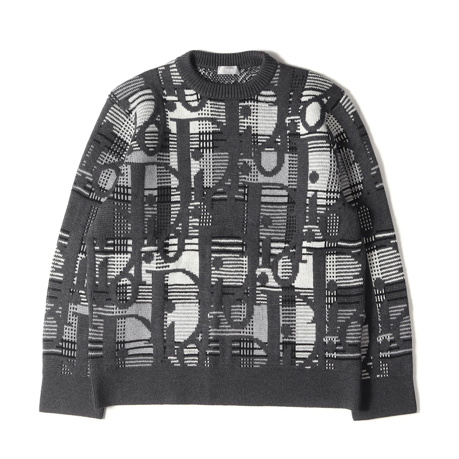 Dior HOMME ディオールオム ニット サイズ:M 21AW ロゴ オブリーク 
