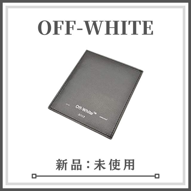 新品未使用箱付き】Off-White カードケース オフホワイト 名刺入れ可