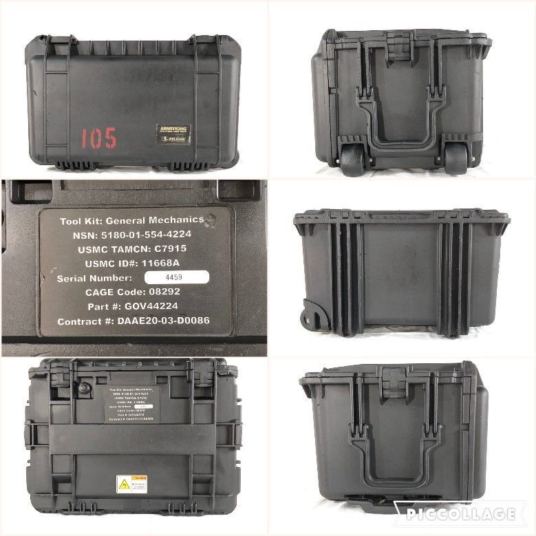 米軍放出品】ペリカン/Pelican ツールボックス 工具箱 ツールチェスト キャスター付 0450 MOBILE TOOL  CHEST(160)BJ25IK#24 - メルカリ