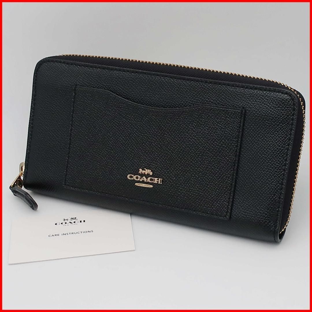 美品 COACH コーチ ミニ財布 ラウンドファスナー 馬車柄 - メルカリ