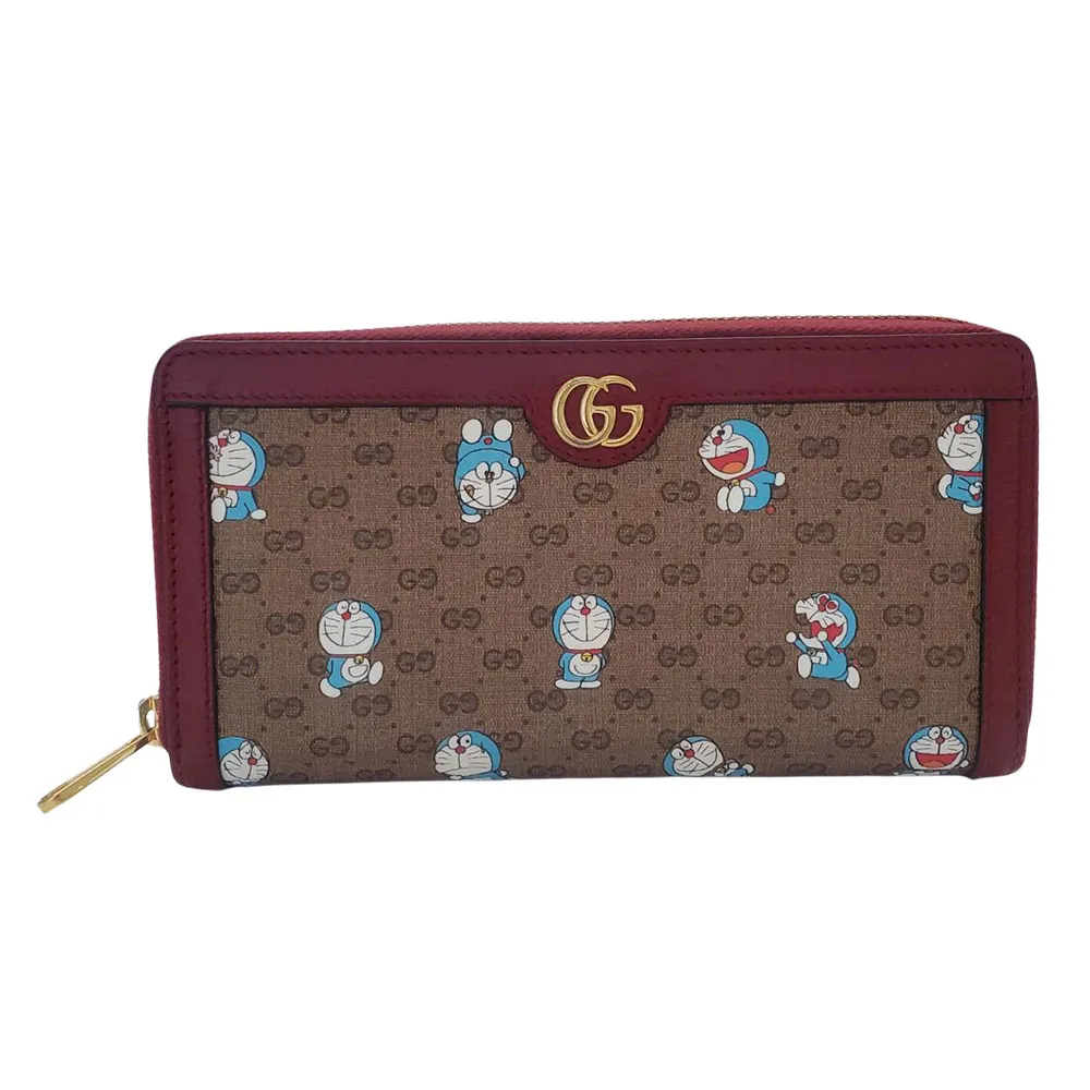 グッチ GUCCI 二つ折り財布 ドラえもんコラボ レディース