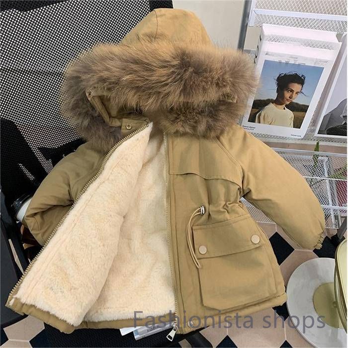 【新品未使用】アウター キッズ コート ジャンパー 中綿コート 子供服 男の子 女の子 冬服 ボアコート 裏起毛 もこもこ 軽量 厚手 通学 防寒 長袖 あったか コート女児 フード付き アウトド