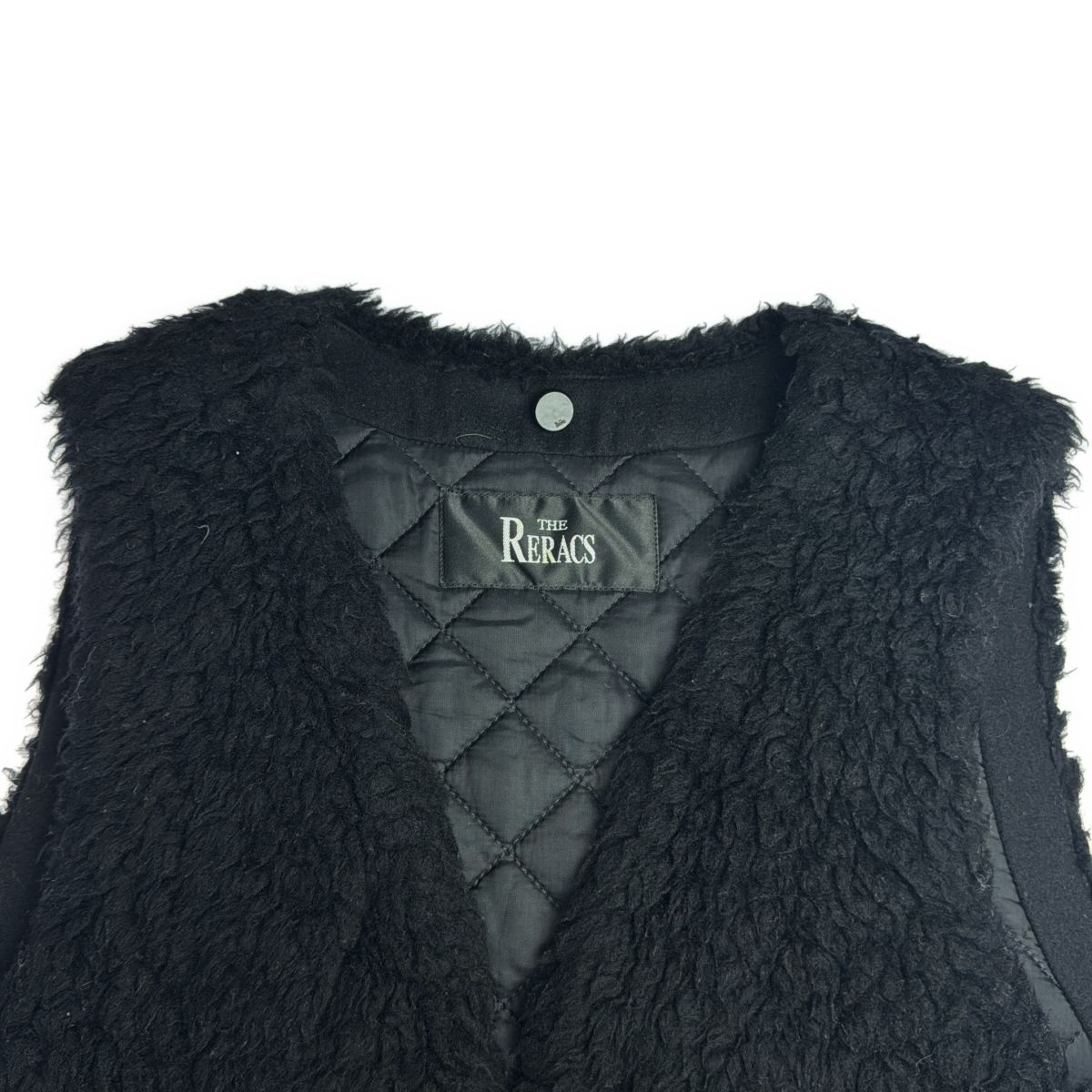 別注THE RERACSリラクスボアライナーベスト黒 ViViさん専用