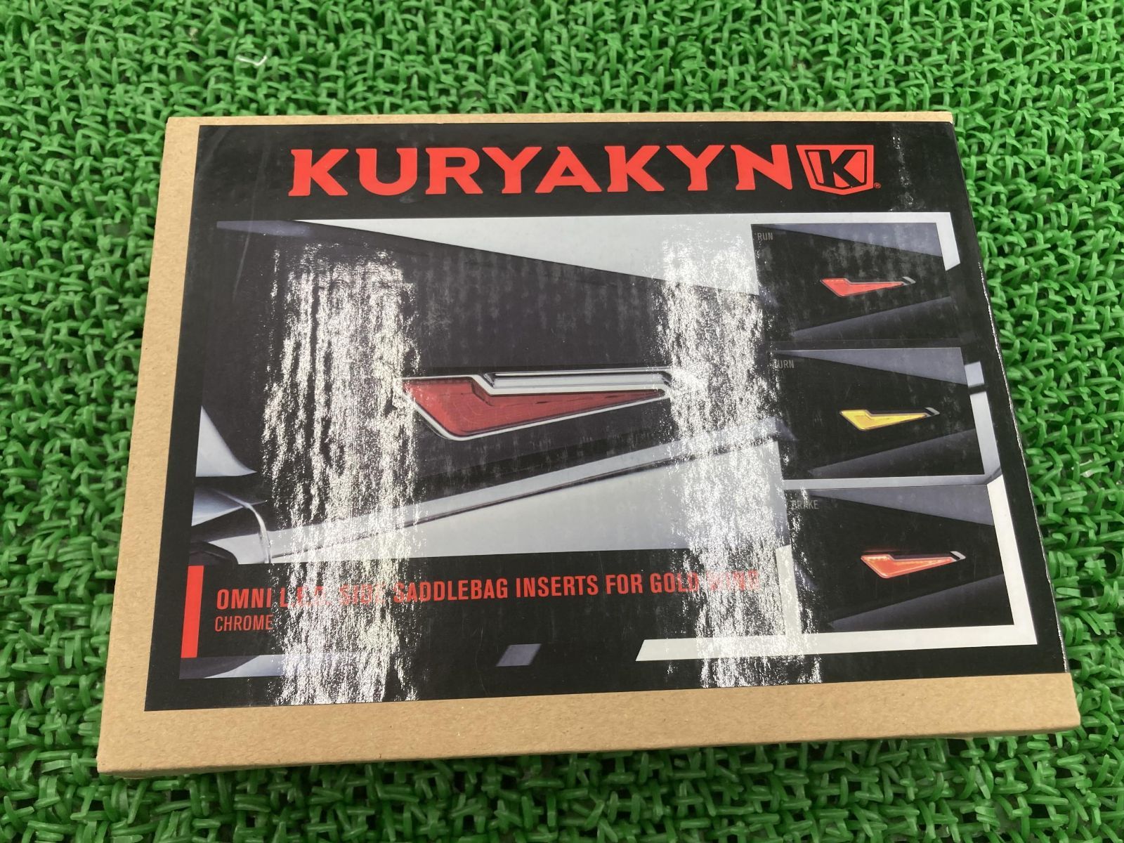 クリアキン製GL1800 サドルバッグランプ 社外  バイク 部品 Kuryakyn LED ブレーキサイドサドルバッグインサート ゴールドウイング GoldWing:22208765