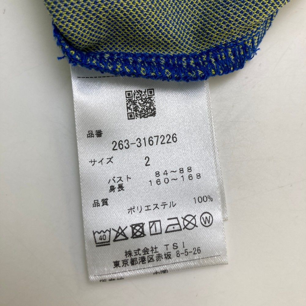 サイズ：2 JACK BUNNY ジャックバニー 2023年モデル ハイネック半袖 T