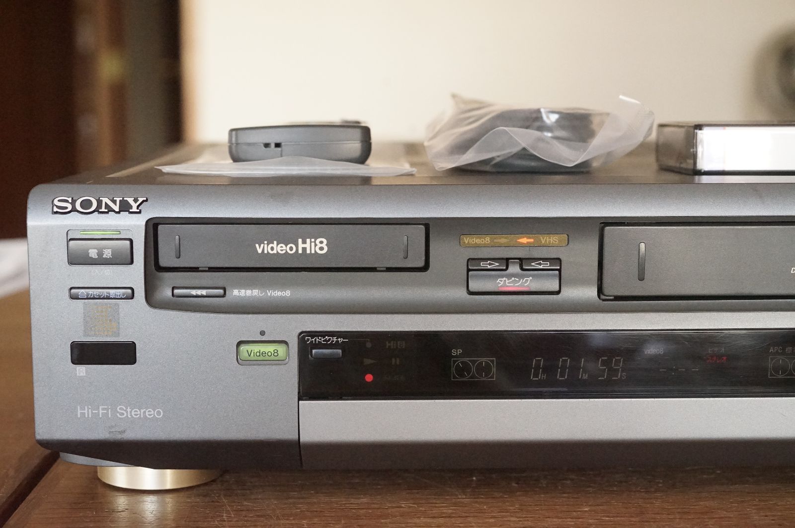動作保証あり SONY WV-H3 VHS／HI8 ビデオデッキ - メルカリ