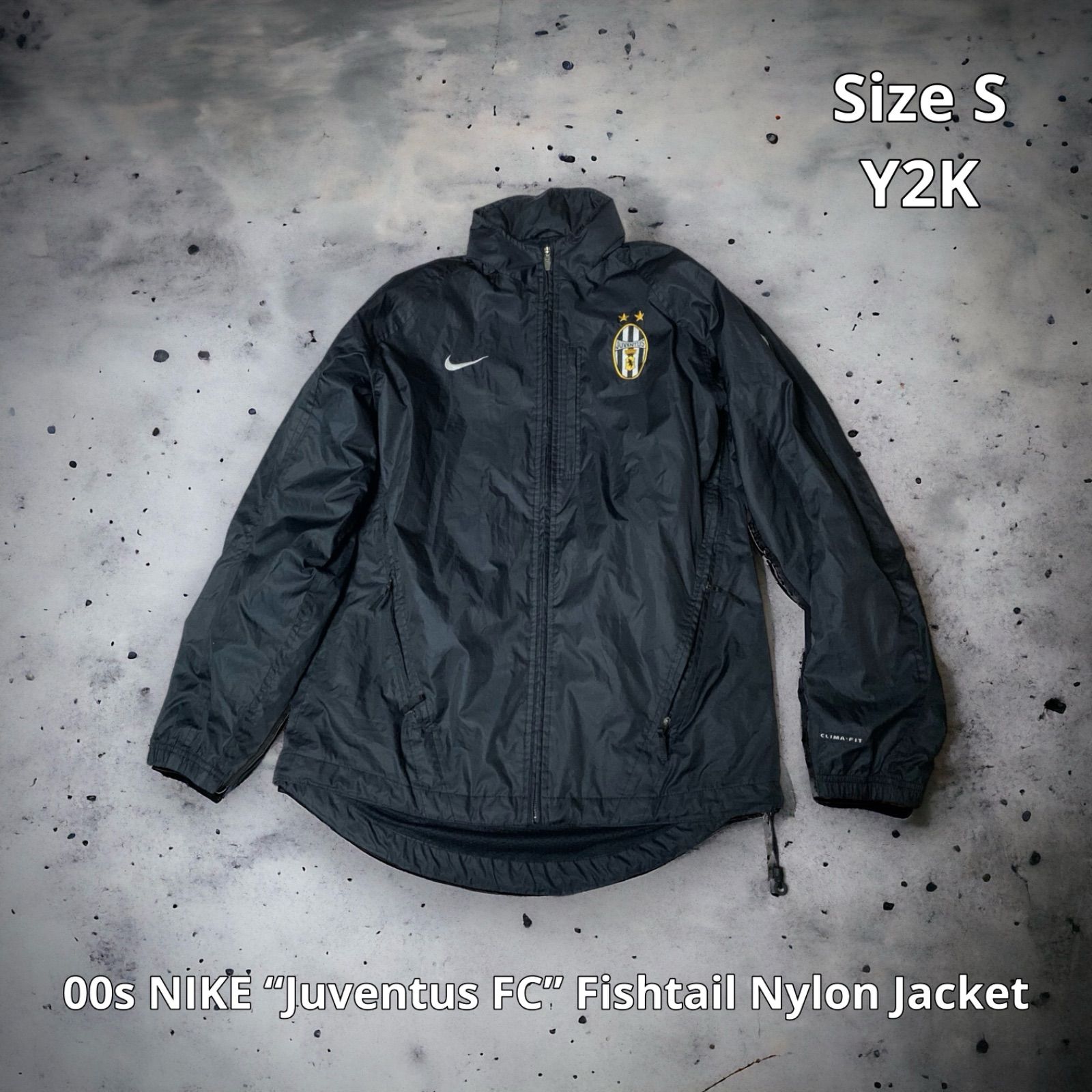 00s NIKE “Juventus FC” Fishtail Nylon Jacket ナイキ ユヴェントスFC