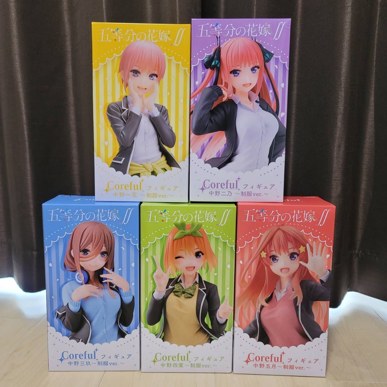 五等分の花嫁 フィギュア セット 制服ver. - メルカリ
