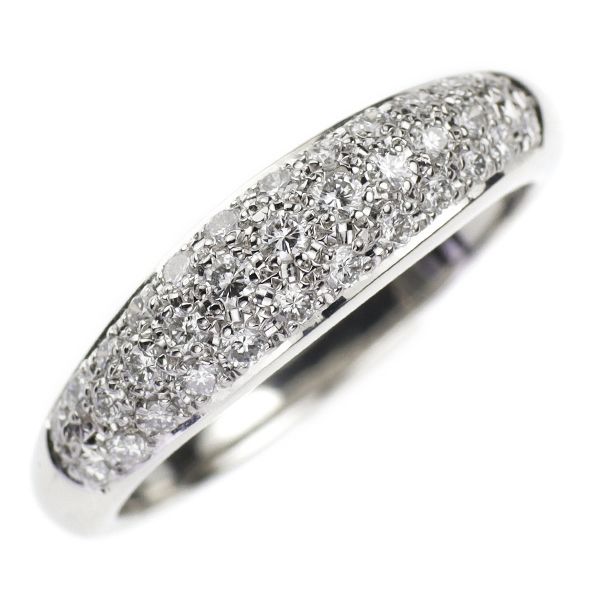 田崎真珠 Pt900 ダイヤモンド リング 0.45ct パヴェ - メルカリ 