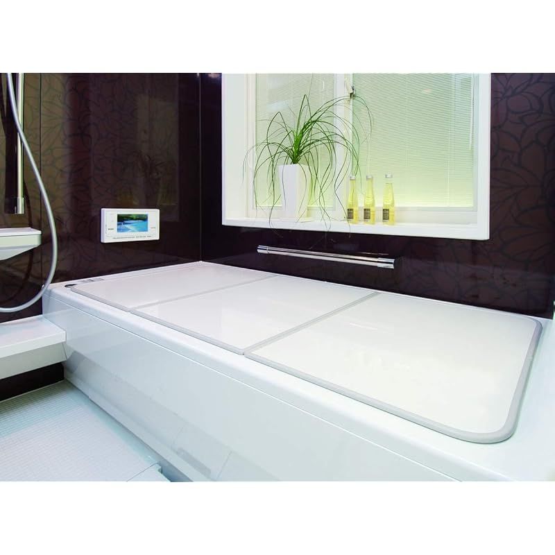 東プレ Ag抗菌 アルミ組合せ式風呂ふた 3枚割 L15 ホワイト ホワイト 73×148cm 1