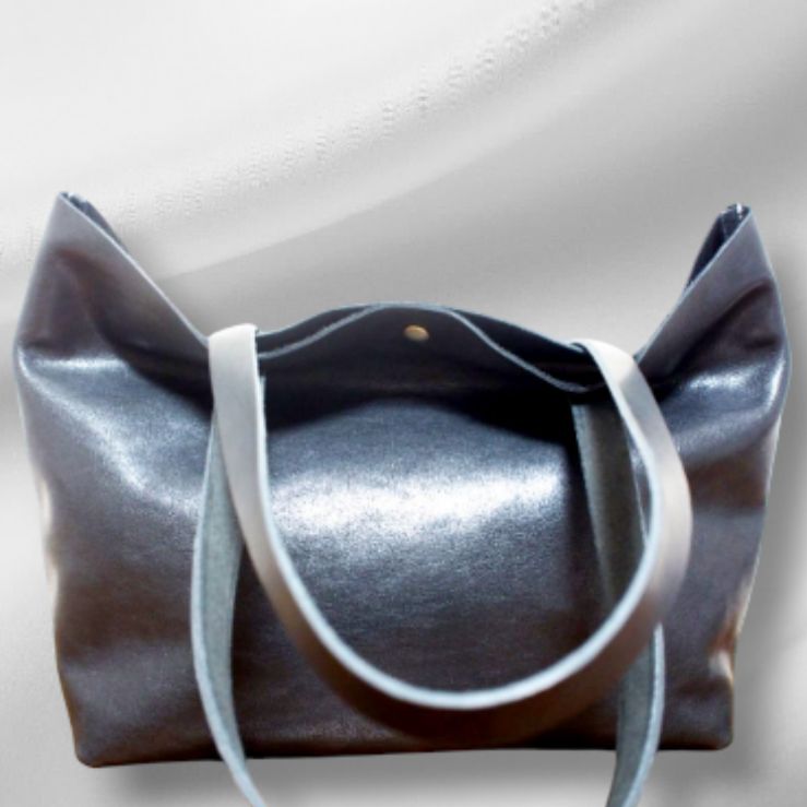 ハンドメイド　ヌメ本革　トート　クリーマー　ブラック　★新品／未使用品★1022 ハンドメイド ヌメ本革 トート クリーマー ブラック ☆新品／未