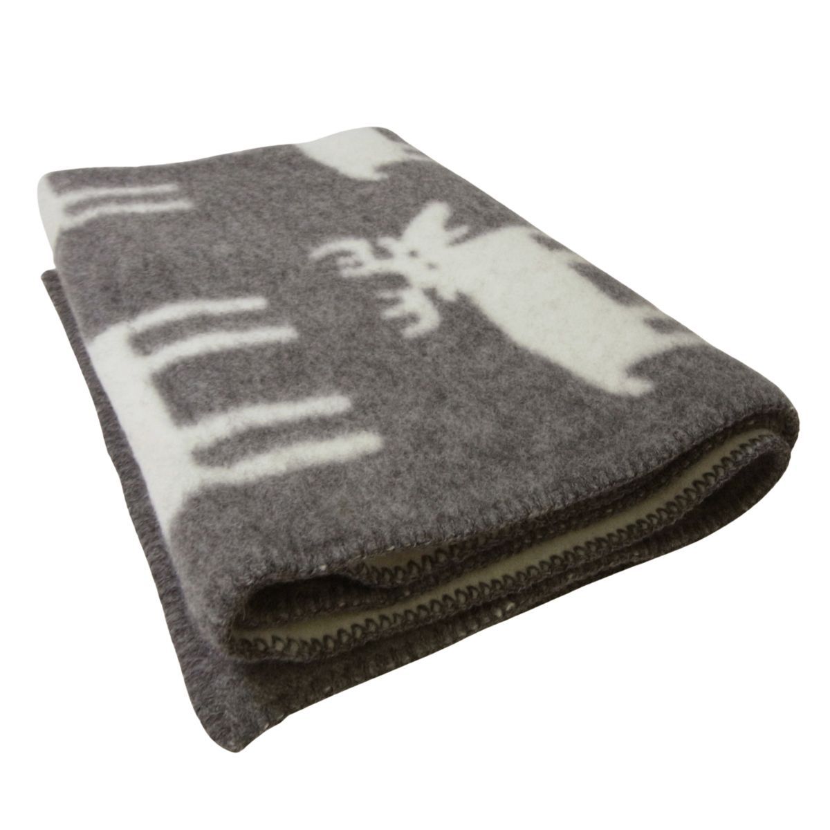 クリッパン KLIPPAN ブランケット 毛布 ◆ ◆ ウール ハーフケット MOOSE ムース スウェーデン 北欧 90×130cm KP-79