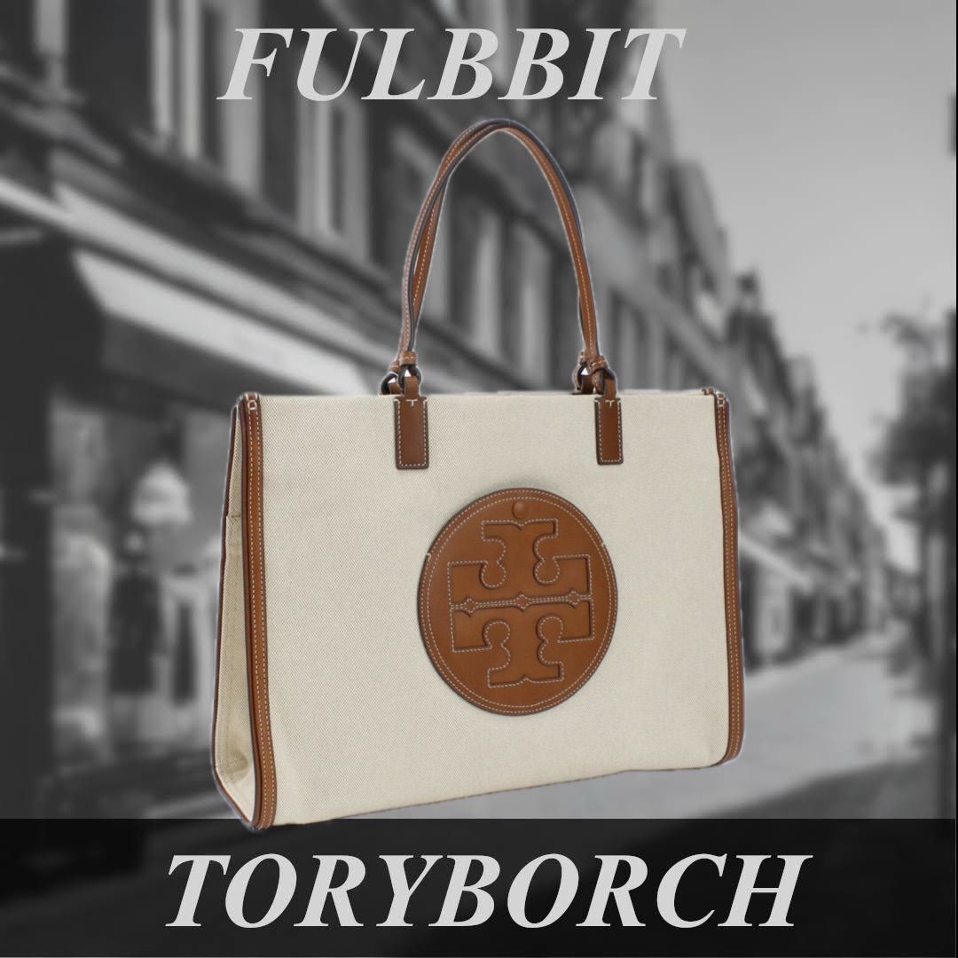 トリーバーチ TORY BURCH ELLA CANVAS TOTE トートバッグ 87355 928 ...