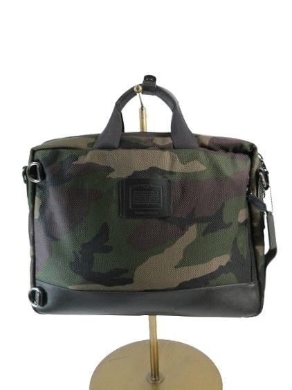 コーチ COACH 鞄 ショルダー トート バッグ リュック バックパック ブリーフケース 3way 迷彩 カモフラ柄 F29048-QBNI4 カーキ系 QQQ AA