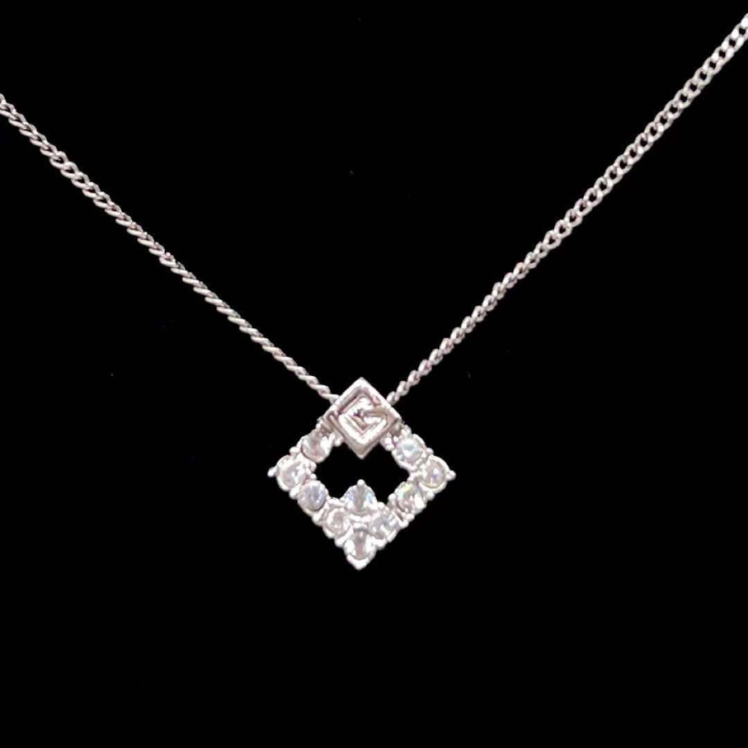 美品✨ GIVENCHY ジバンシー ネックレス G ラインストーン