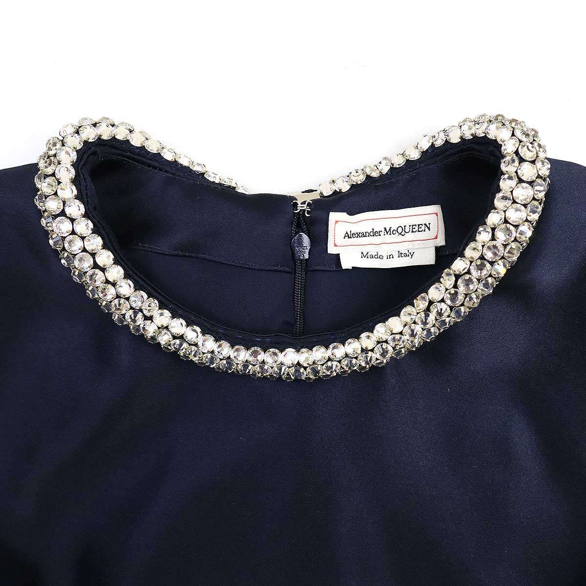 ALEXANDER McQUEEN アレキサンダーマックイーン Draped Silk Cocktail