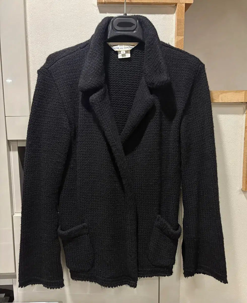 COMME des GARCONS コム デ ギャルソン 黒 ニット カーディガン