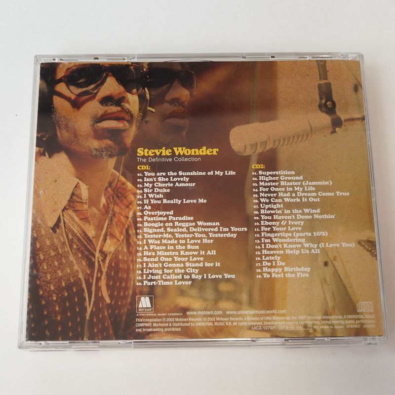 スティーヴィー・ワンダー the Definitive Collection ベスト・コレクション CD（国内盤）CD 洋楽 [洋Y6] - メルカリ