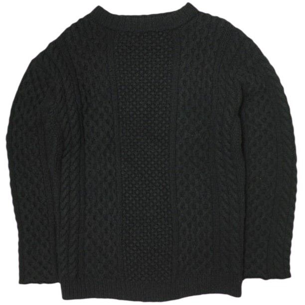 UNUSED x BEAUTY＆YOUTH アンユーズド 別注 fisherman sweater ウールフィッシャーマンニット US1075 0 ブラック セーター ケーブル g21524 UNUSED x BEAUTY&YOUTH UNITED ARROWS アンユーズド