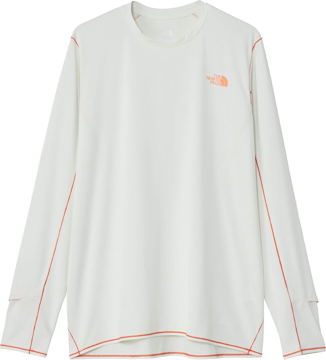 ザ ノース フェイス THE NORTH FACE アウトドア ロングスリーブブリーズレンジランクルー L|S BREEZERANGE RUN CR メンズ 長袖Tシャツ 登山 ハイキング 静電防止 吸汗速乾 抗菌防臭 NT125 GS グレイッシュホワイト