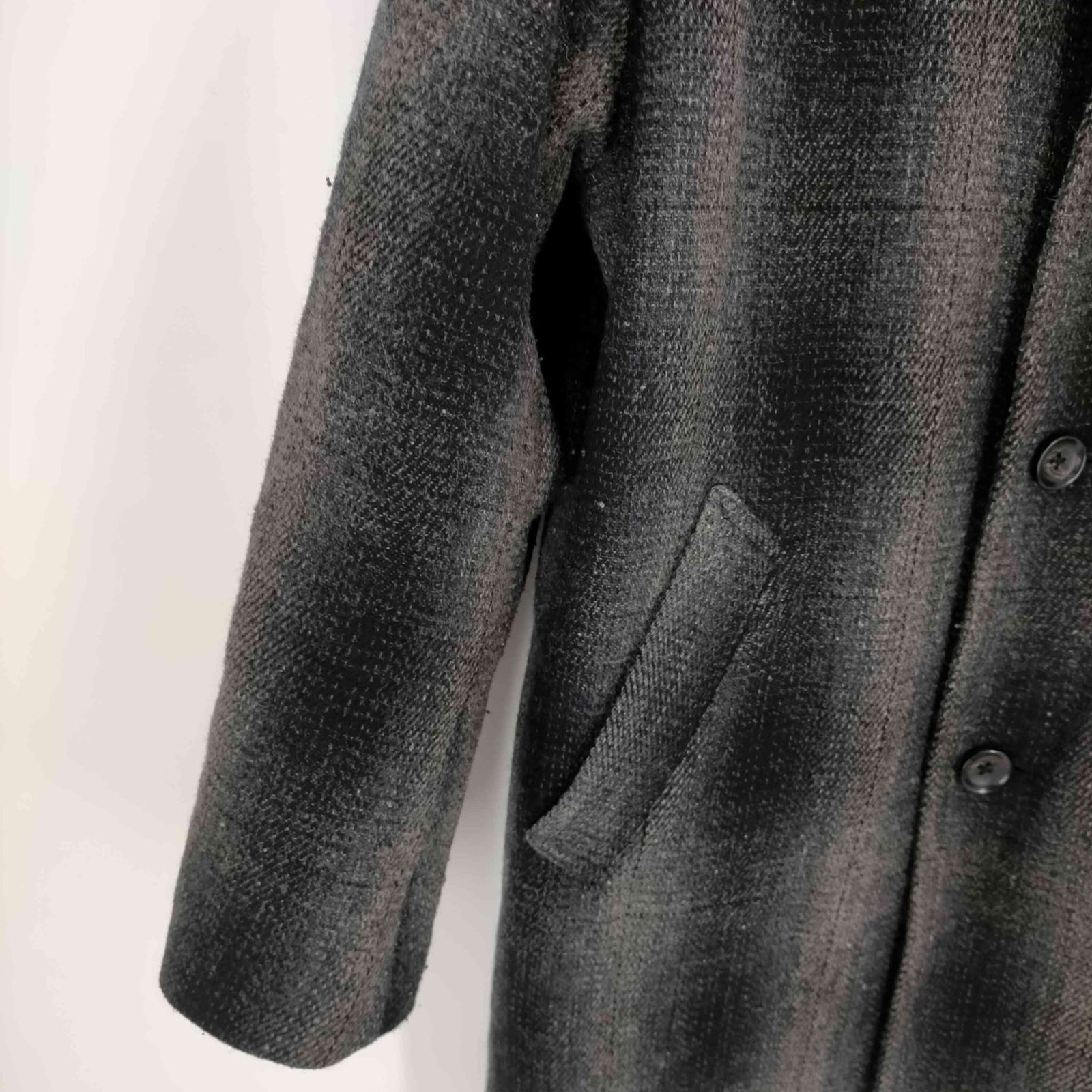 シュプリーム Supreme Shadow Plaid Wool Over Coat メンズ import：S