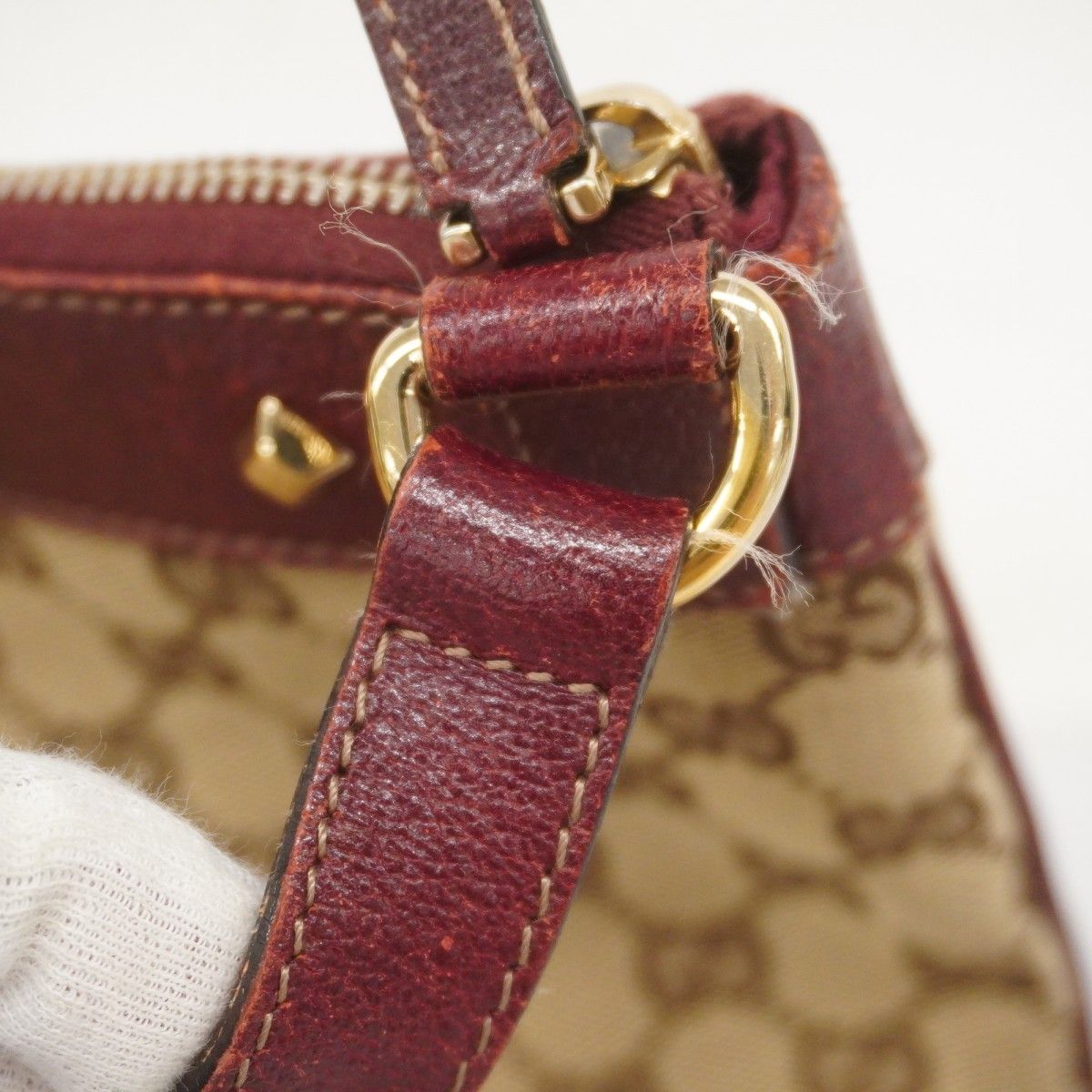 5cd3124】グッチ ショルダーバッグ GGキャンバス 120893 キャンバス  