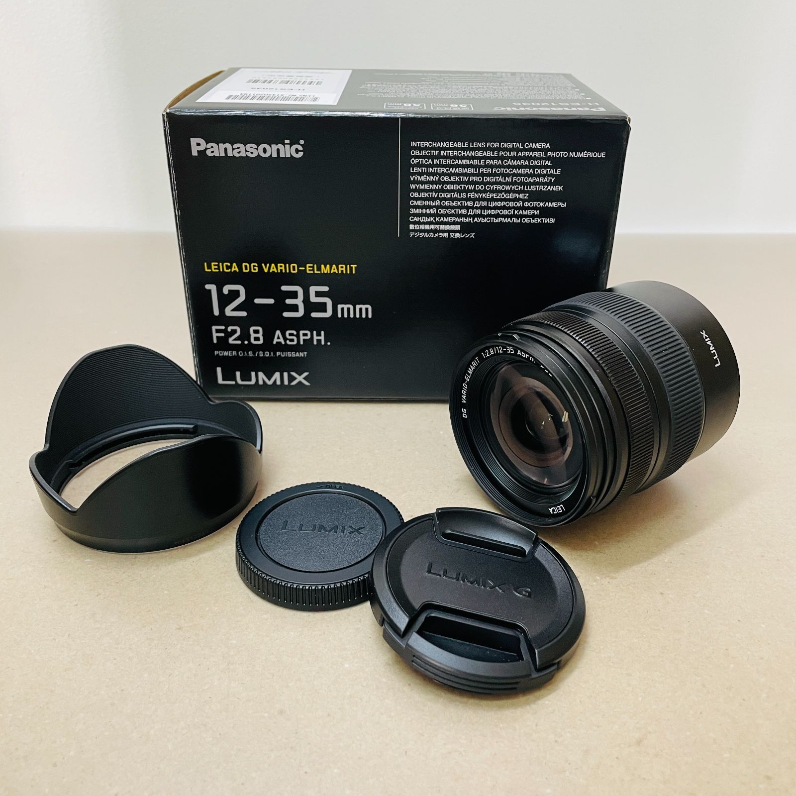 美品 LUMIX LEICA DG VARIO-ELMARIT 12-35mm F2.8 H-ES12035 箱