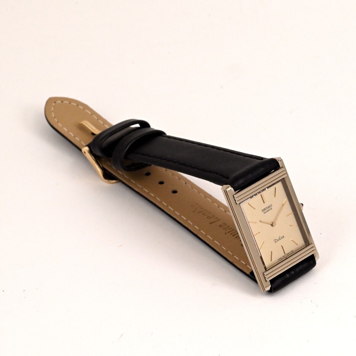 SEIKO】セイコー DOLCEドルチェ 23mm Tank Shape Dial TUNGSTEN