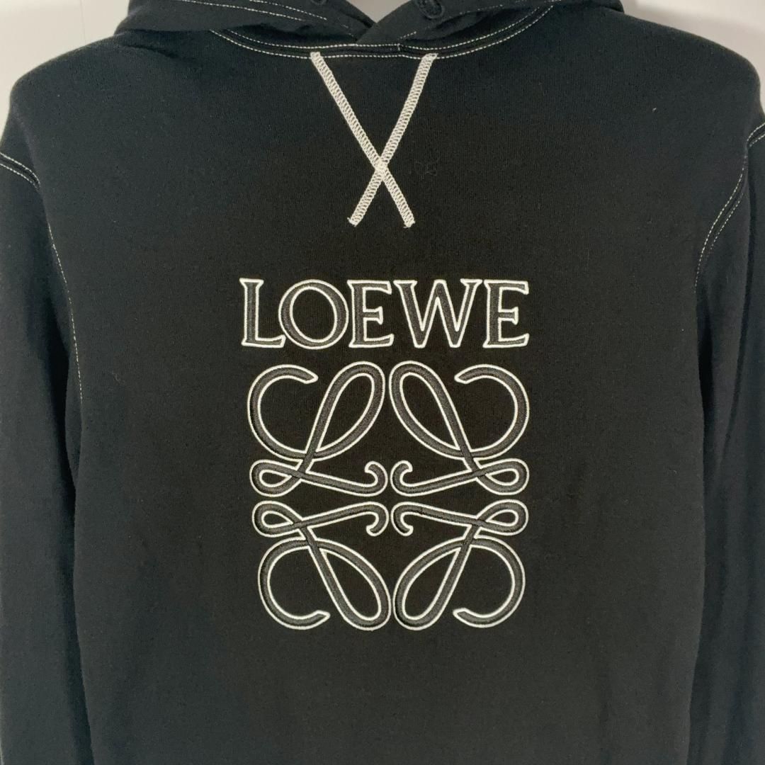 美品】Loewe アナグラム 刺繍 パーカー フーディー - メルカリ