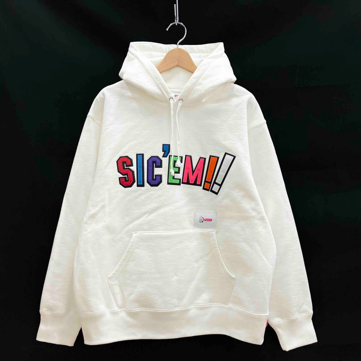 Supreme WTAPS Sic'em! Hooded Sweatshirt White シュプリーム ダブルタップス シリエム フーディー  スウェット パーカー ホワイト サイズM - メルカリ