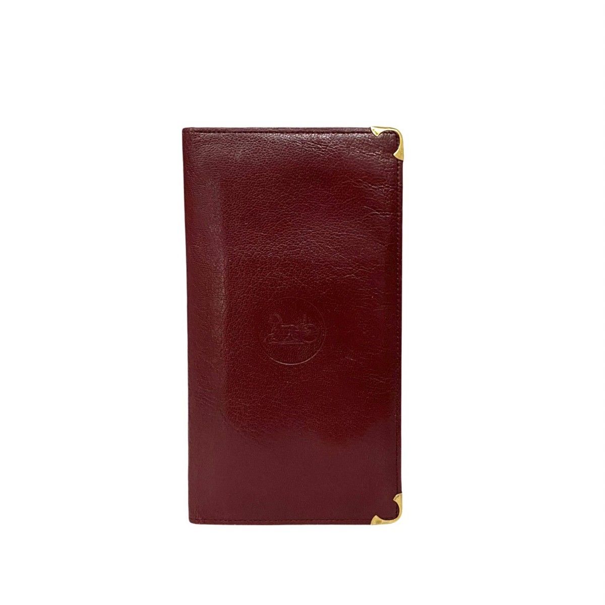 美品 希少品 CELINE セリーヌ ヴィンテージ 馬車 ロゴ レザー 本革 二  