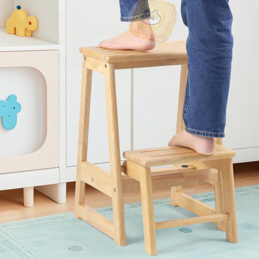 脚立 踏み台 折りたたみ 2段 木製 折りたたみ踏み台 折りたたみ 足場台 ステップ 木製ステップ おしゃれ ステップ台 コンパクト ステップチST003 HRDEVELOPMENT_JP