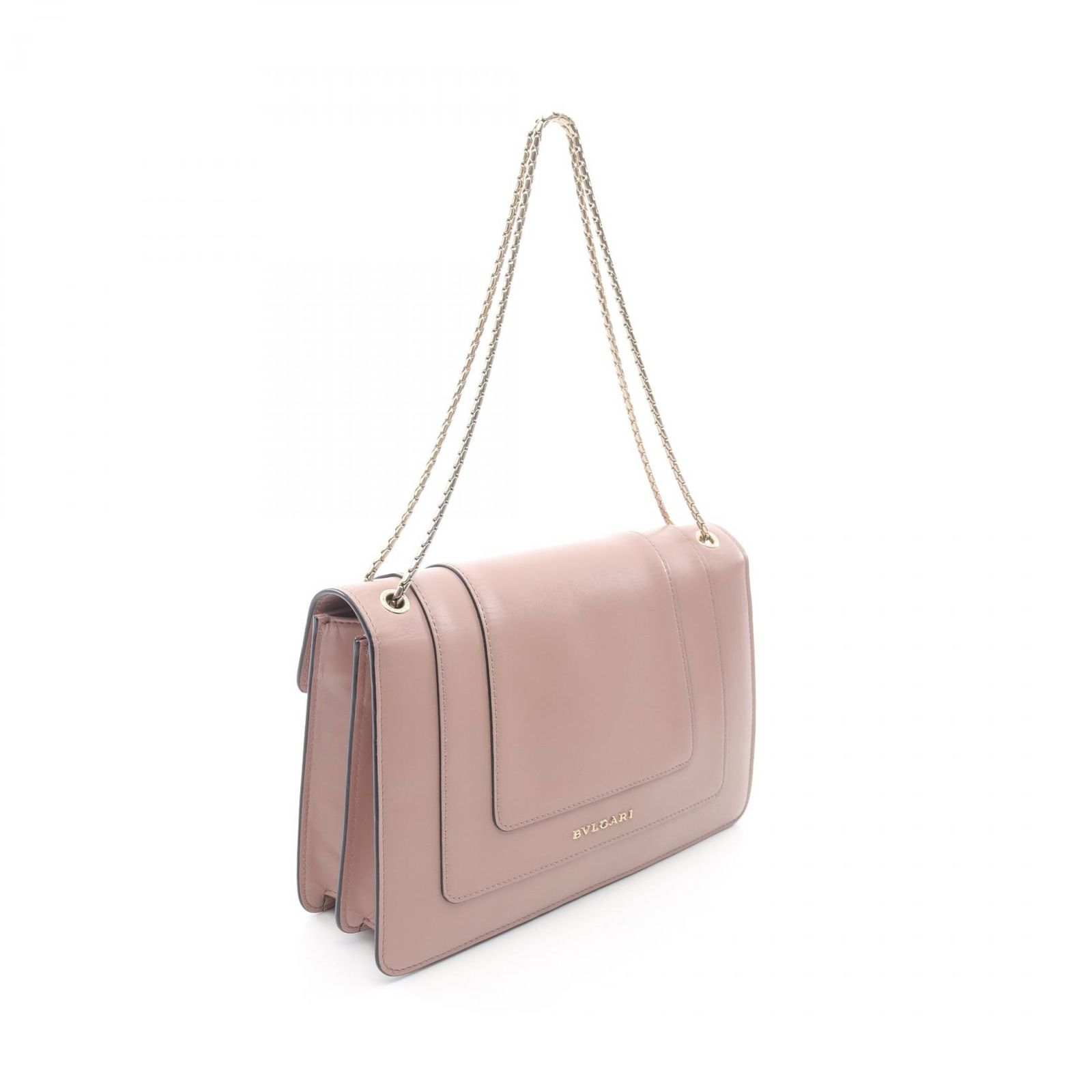 BVLGARI ブルガリ ショルダーバッグ ベージュx茶 4500925Y0001 BVLGARI ブルガリ ショルダーバッグ - ベージュx茶