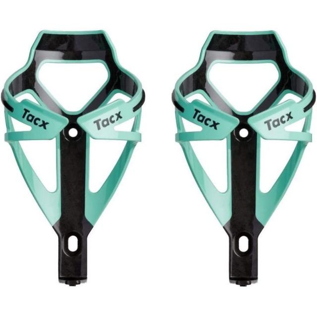 タックス Tacx ディーバ ボトルケージ Deva Bottle Cage 2個セット チェレステ ビアンキグリーン