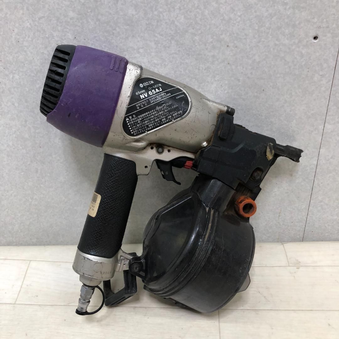 HITACHI 日立工機 NV65AJ ロール釘打機 65mm 高圧 釘打ち機 釘打ち エア工具 建築 大工 現場 DIY リフォーム 88264-11