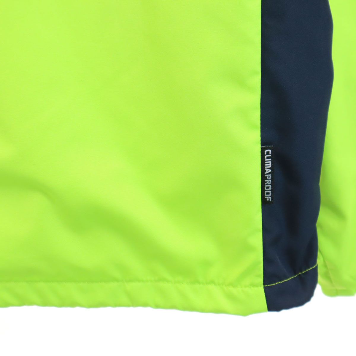 adidas アディダス トレーニング ウインドブレーカー 上下 セットアップ S ライムイエロー 裏トリコット メンズ 古着