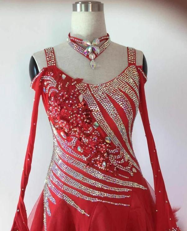 オーダーメイド　社交ダンス衣装　スタンダードドレス ラテンドレス　色変更可 Garuda SHOP レディース社交ダンス衣装 競技ドレス ラテンドレス 高級