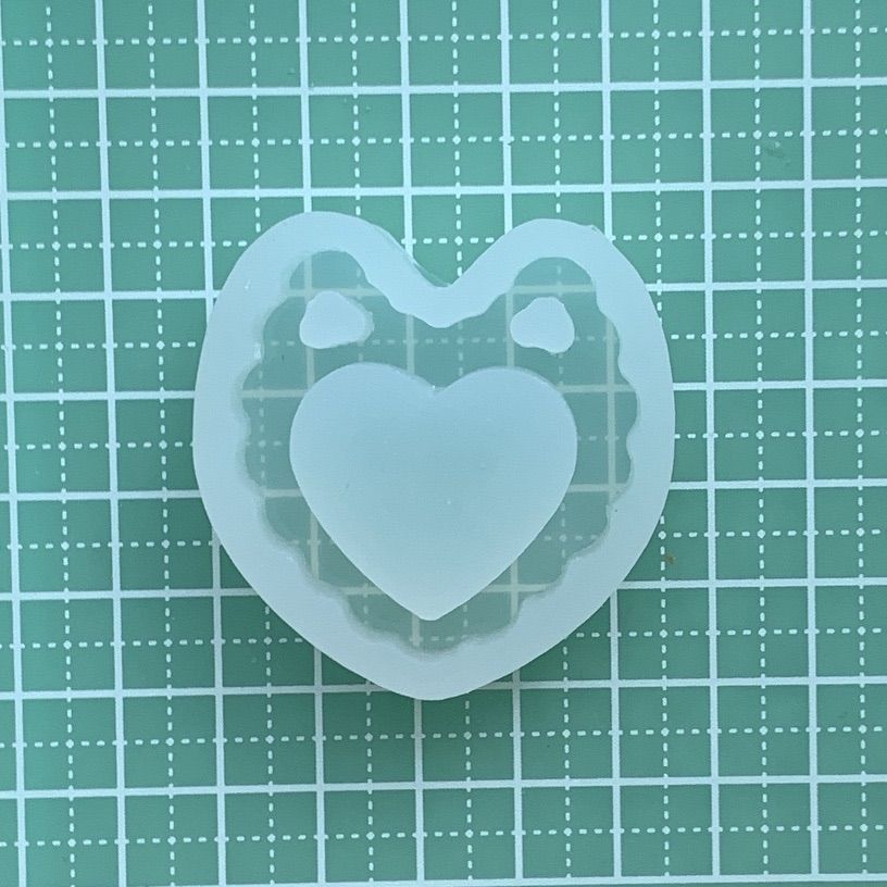 猫耳ハートシェイカー ハンドメイド レジン heart