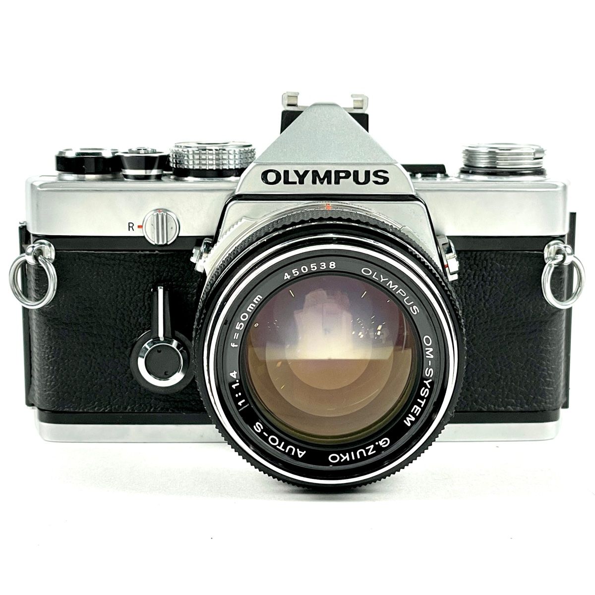 オリンパス OLYMPUS OM-1 シルバー + G.ZUIKO AUTO-S 50mm F1.4