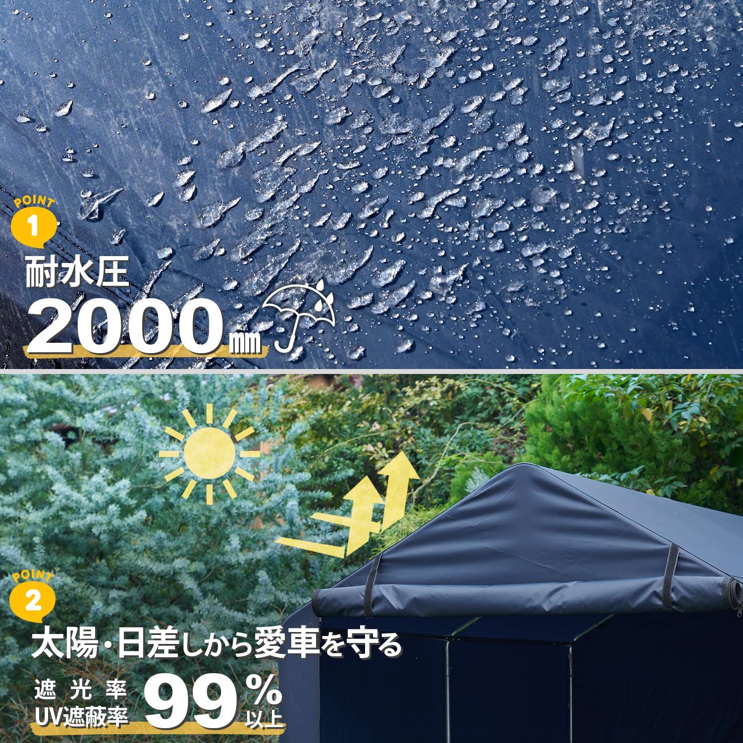 幅94×奥行180×高さ160cm サイクルポート