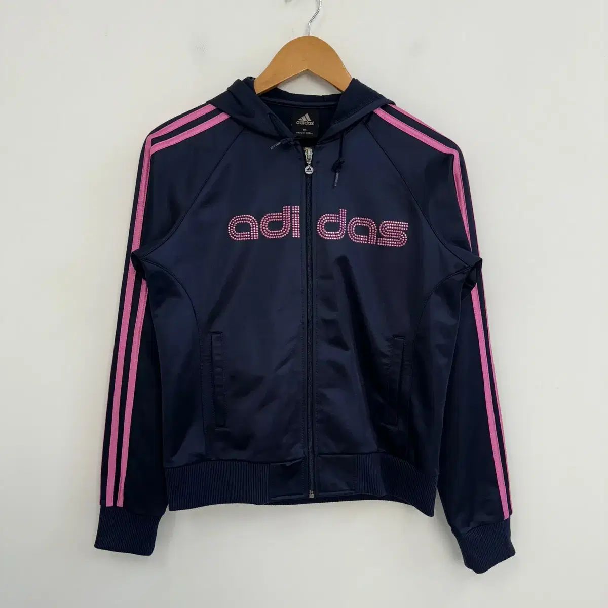 95 adidas(アディダス) Y2K レア ピンク キュービック フード
