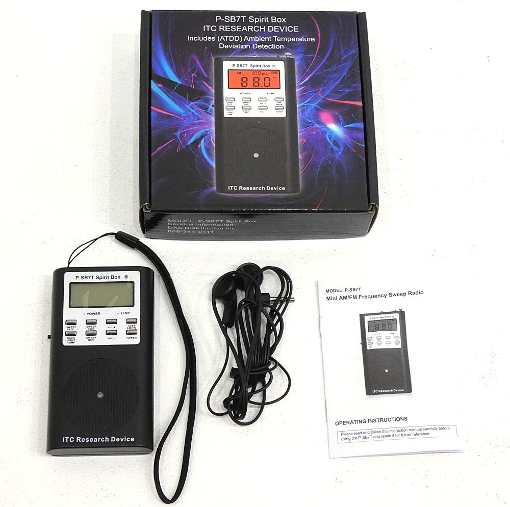 小牧店 P-SB7T スピリットボックス ゴーストハンティング用 FM AM スピーカー付 I423-3479