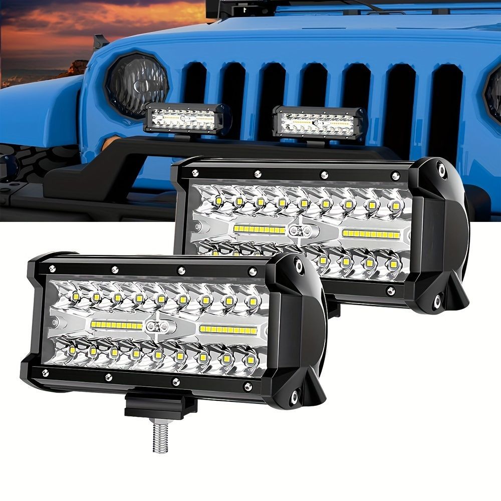 フォグランプ ユニット 2個 4インチ 丸型 LED フォグランプ オフ