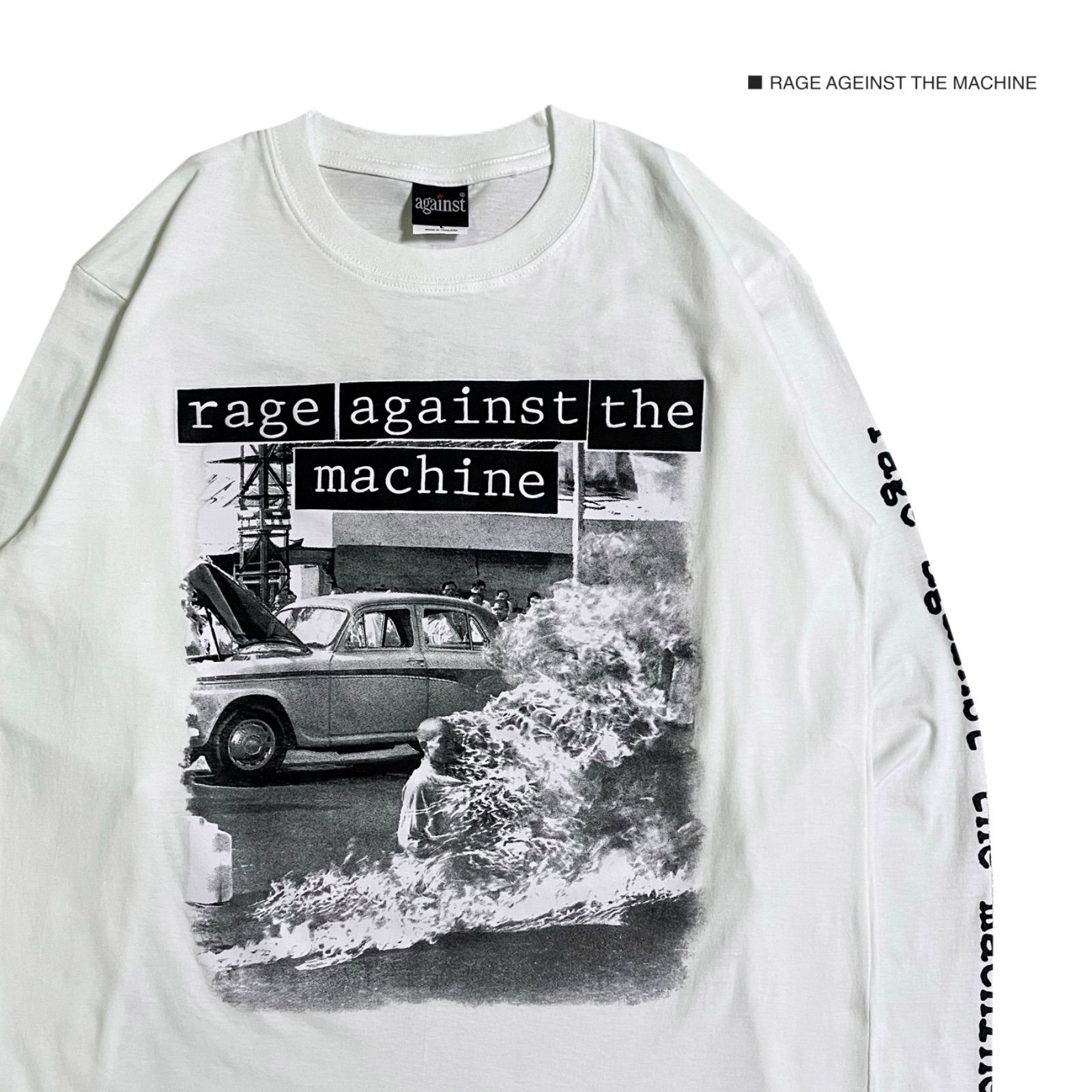 90s rage against the machine 長袖　XLサイズレイジ 超レア本物90s レイジアゲインストザマシーン rage against ロン