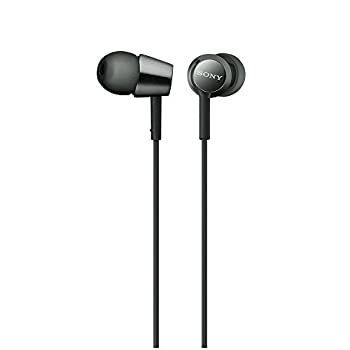 【】ソニー SONY イヤホン MDR-EX155 : カナル型 ブラック MDR-EX155 B