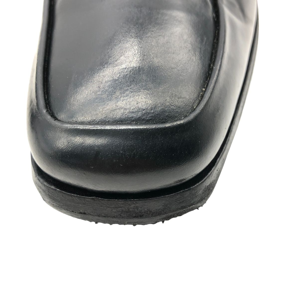 Prada スクエア トゥ ローファー メンズ Prada スクエアローファー