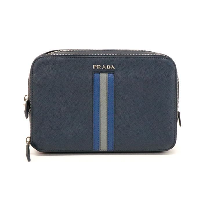 プラダ PRADA クラッチバッグ サフィアーノ (レザー) ロゴ 2VF052