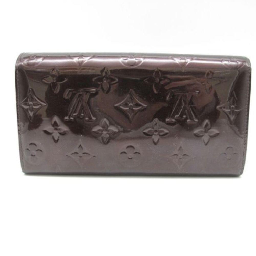 ルイヴィトン 長財布 ヴェルニ ポルトフォイユ モノグラム アマラント ルイヴィトンポルトフォイユサラ 旧型 14125 アマラント