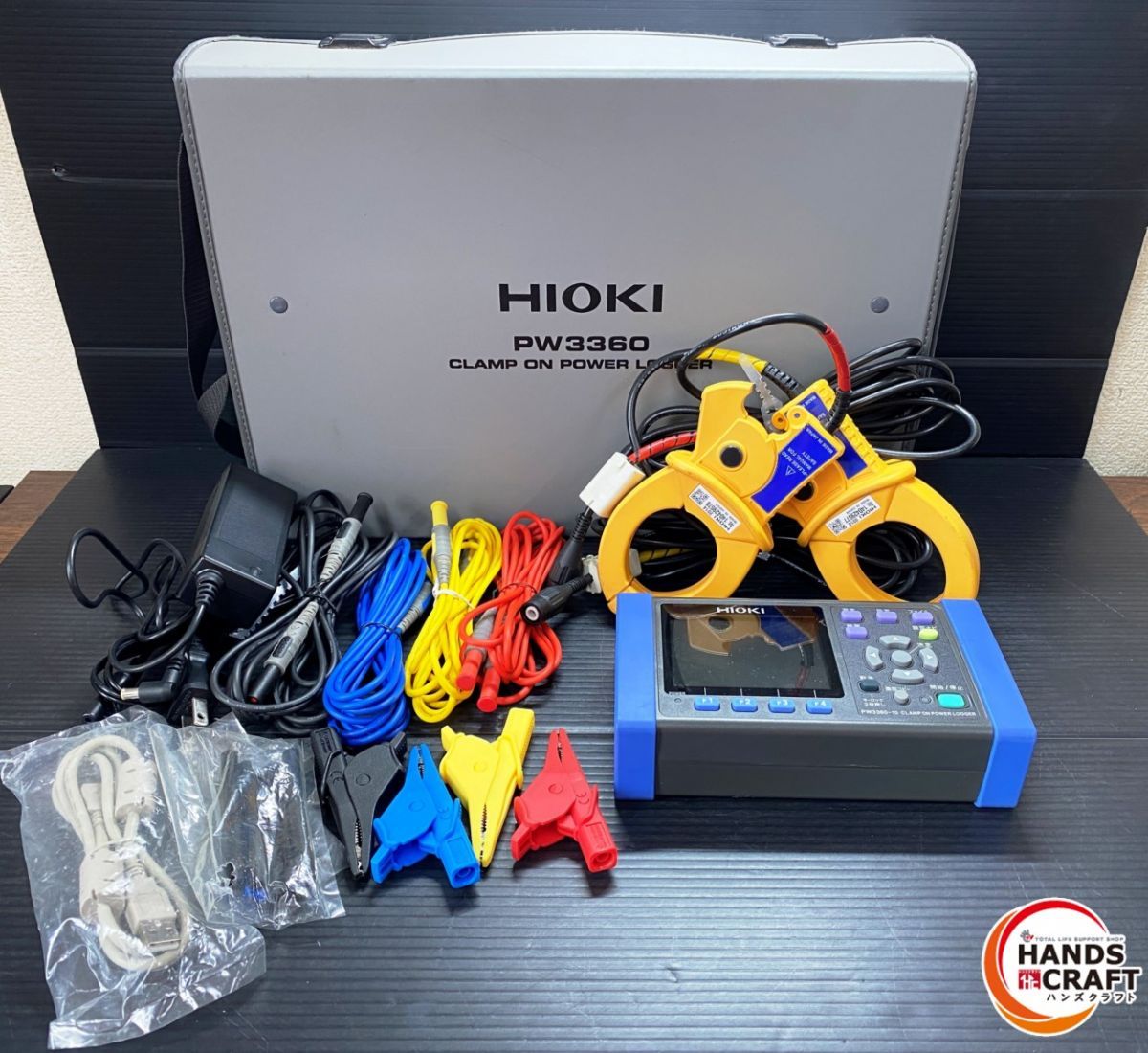 |現状品 HIOKI PW3360 電力計 クランプオンパワーロガー