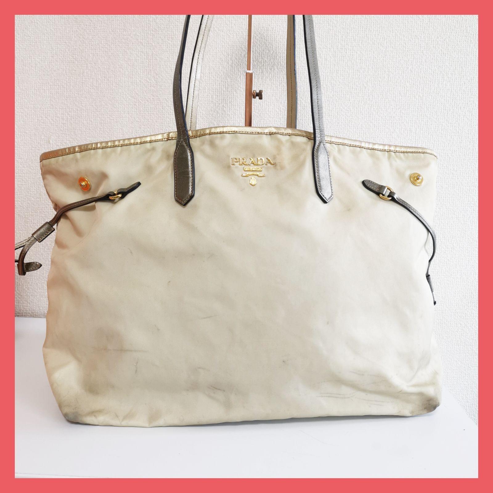 ✨美品✨PRADA プラダ トートバッグ オリーブグリーン 　ユニセックス VIPセール】PRADA プラダトートバッグスーパーコピー2025話題